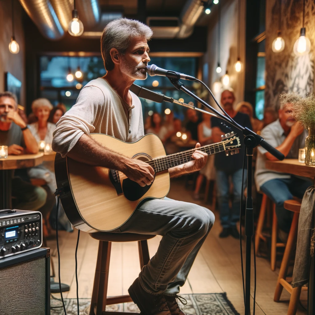 Caixa ativa para voz e violão